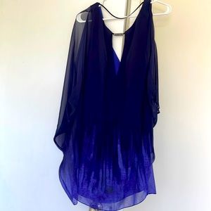 Halston Heritage mini party dress.